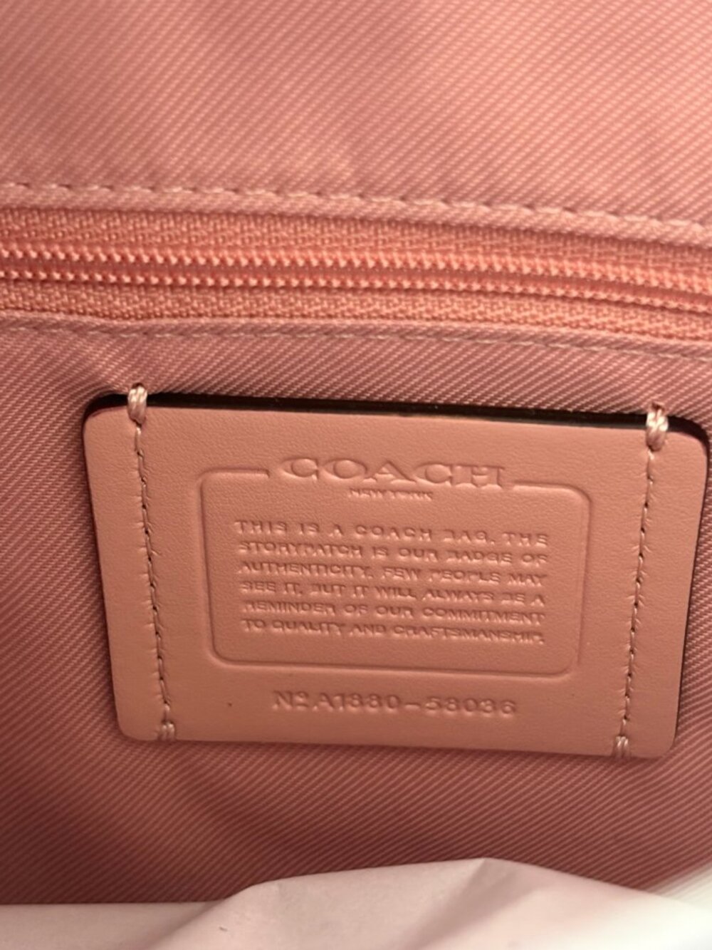 Coach Chelsea 32 Hobo Bag – Pink Peony Pebbled Leather (Style 58036) - Picture 4 of 4